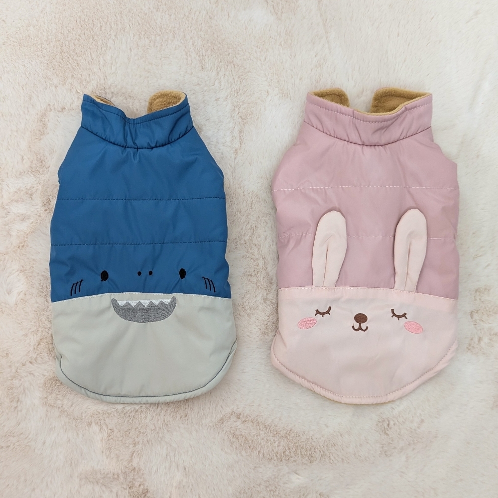 Dog Vests XS - Pink and Blue